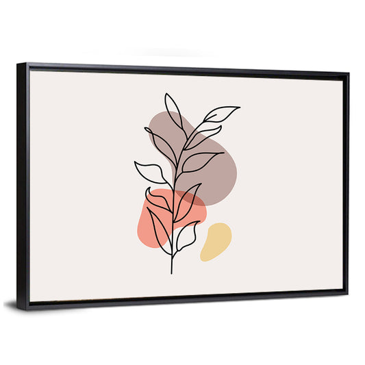 Contemporary Flower Minimalist Wall Art