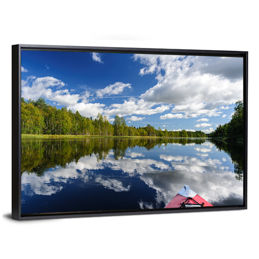 Kayaking At Northern Rivers Wall Art