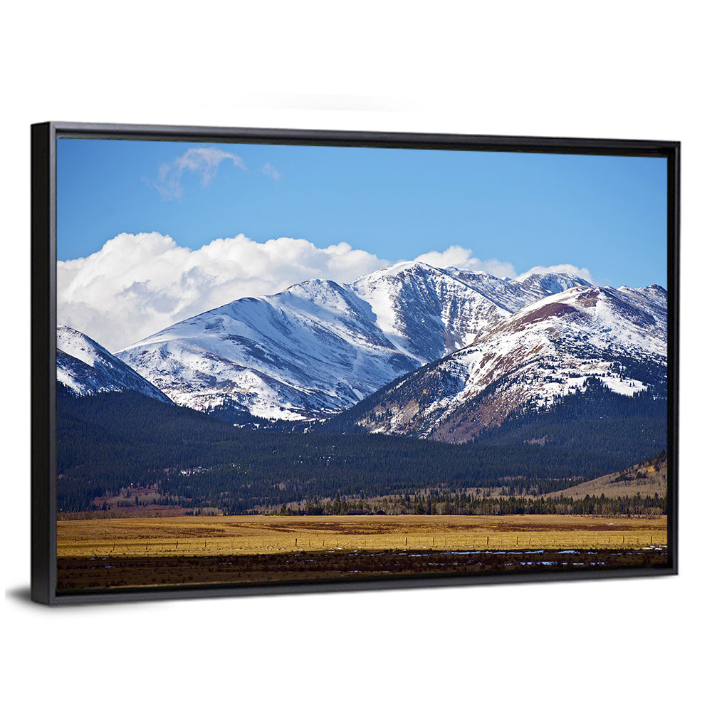 Snow-capped Colorado Peaks Wall Art