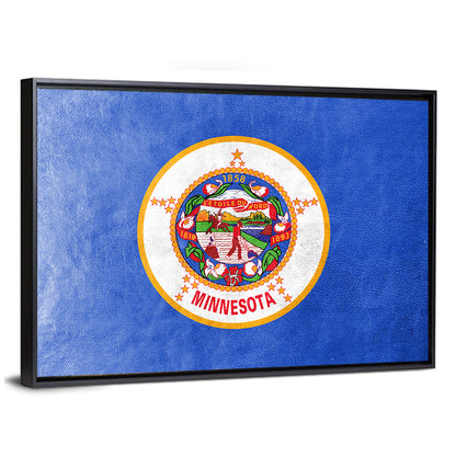 Flag Of Minnesota State Wall Art