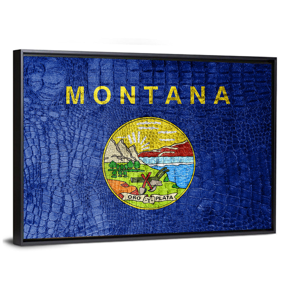 Montana State Flag Wall Art