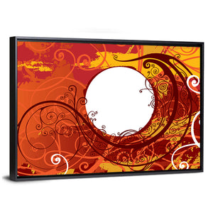 Vector Ornament In Flower Style Wall Art