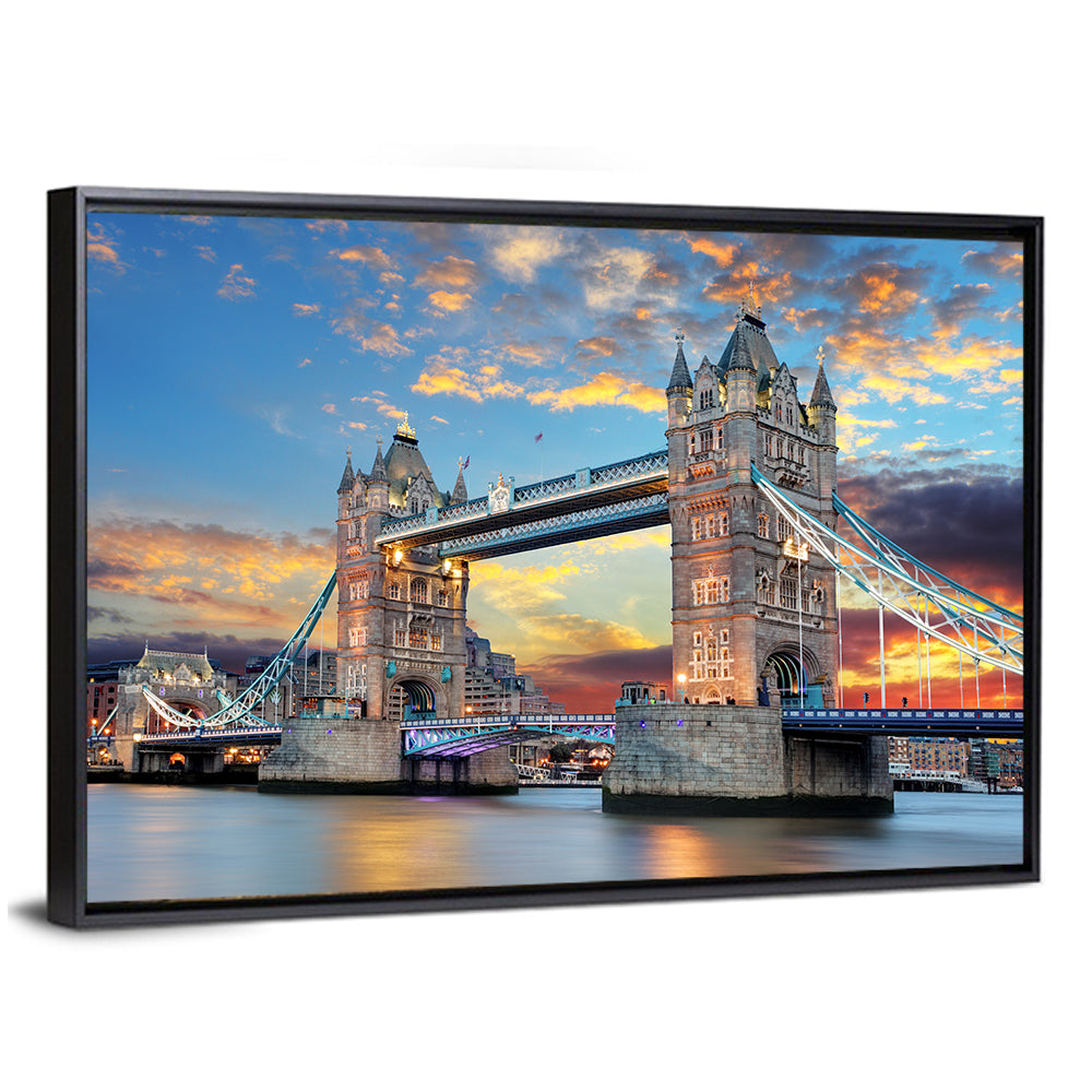 Tower Bridge at Sunset Wall Art