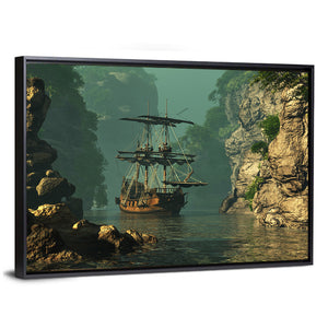 Sailing Ship Of 16th Century Artwork Wall Art