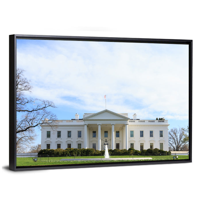 The White House, Washington D.c. Wall Art as a framed canvas