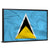 Flag Of Saint Lucia Wall Art