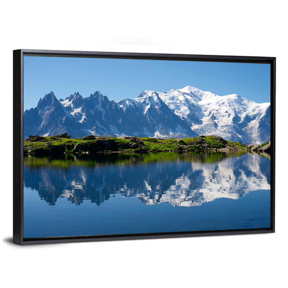 Mont Blanc Reflected in Cheserys Lake Wall Art
