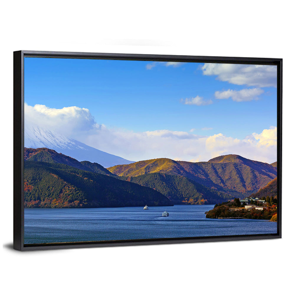 Lake Ashi with Mount Fuji Wall Art