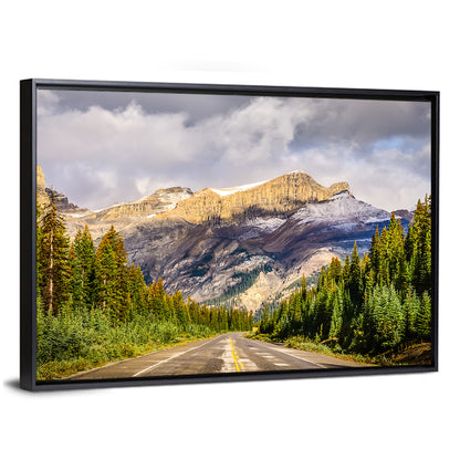 Road On Icefields Parkway Wall Art
