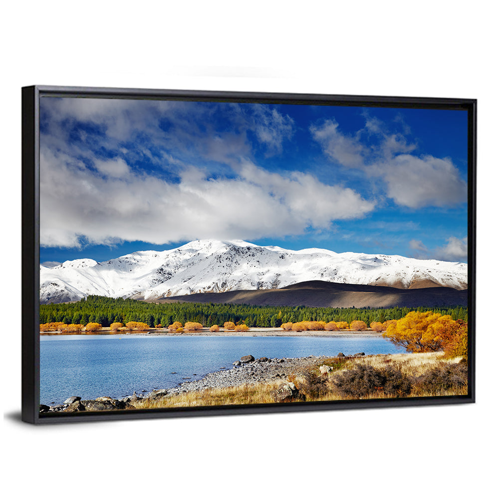 Lake Tekapo Autumn View Wall Art