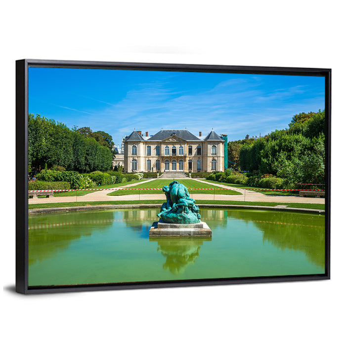 Musée Rodin Garden, Paris Wall Art as a framed canvas