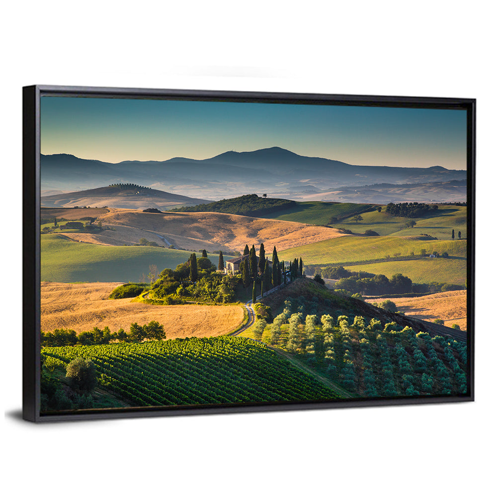 Tuscany Hilltop Villa Wall Art
