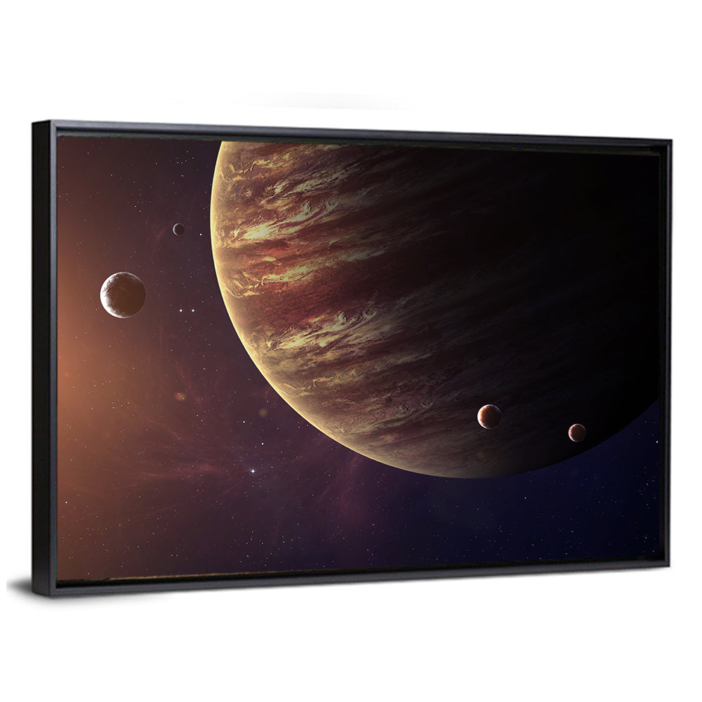 Jupiter from Space Wall Art