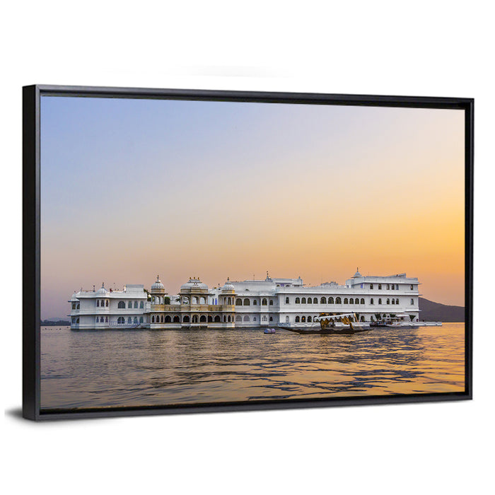 Taj Lake Palace, Udaipur Wall Art as a framed canvas