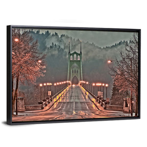 St. Johns Bridge In Portland Wall Art