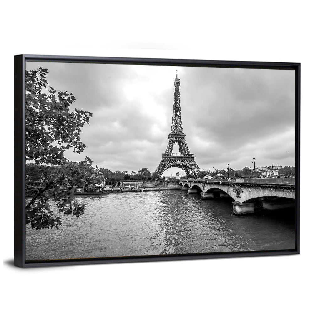 Eiffel Tower from the Seine Wall Art