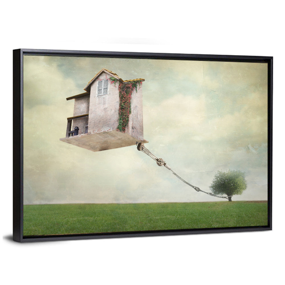 Surreal House Artwork Wall Art