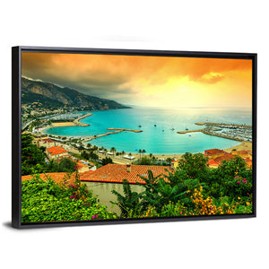 Azur Coast Sunset Wall Art