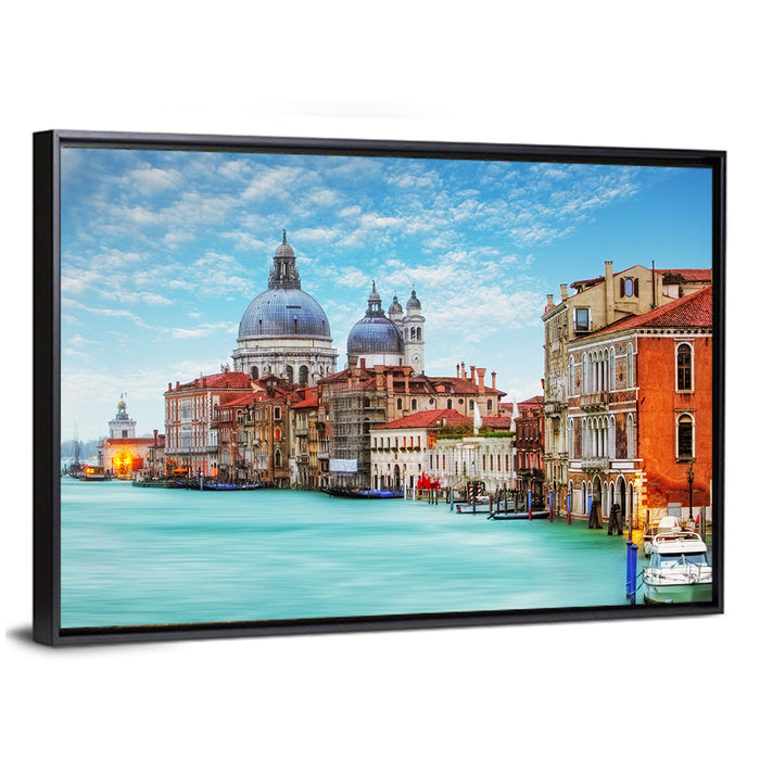 Grand Canal Santa Maria Della Salute Wall Art as a framed canvas