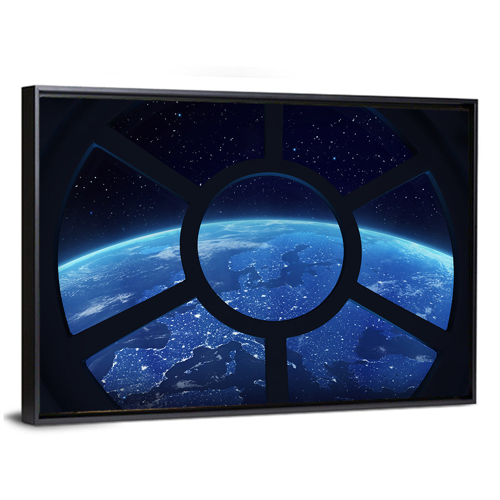 Earth from Space Station Wall Art