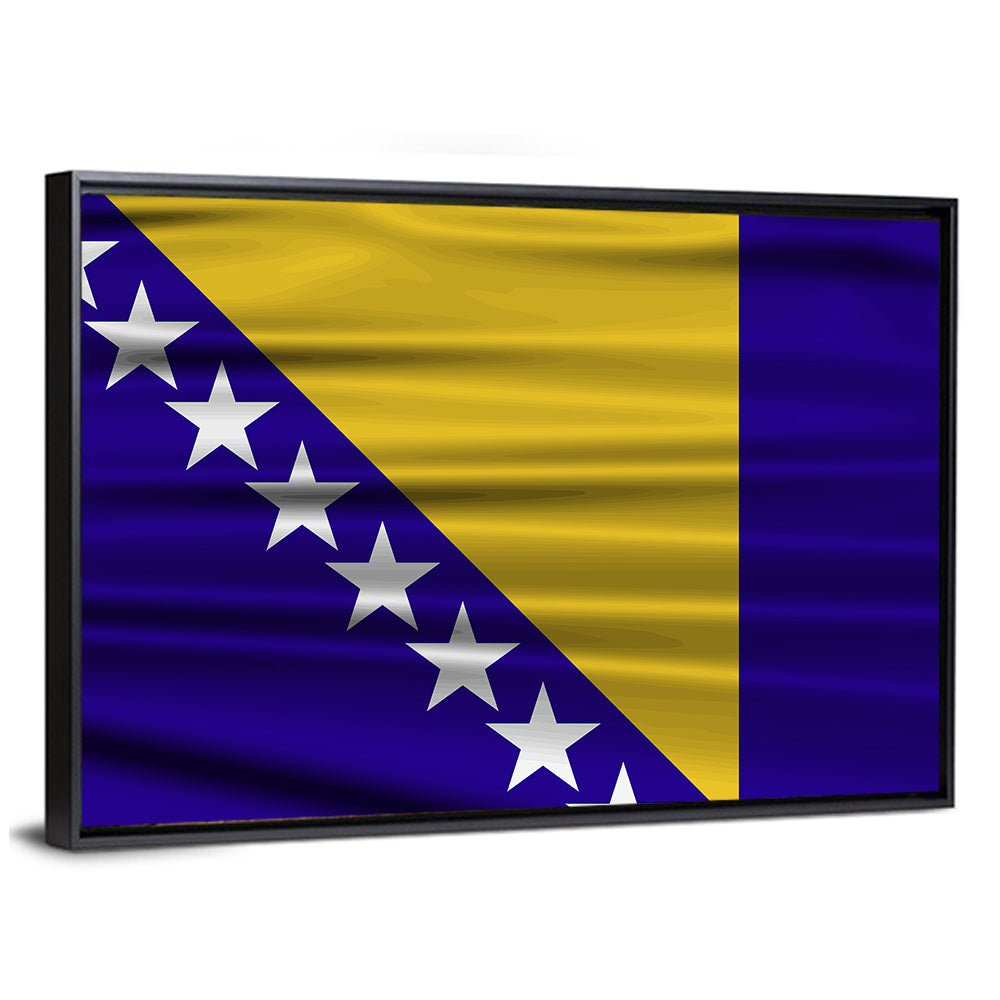 Bosnia and Herzegovina Flag Wall Art