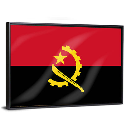 Flag Of Angola Wall Art