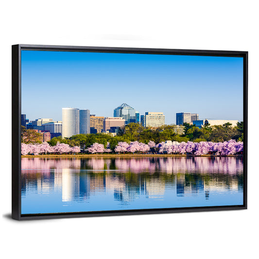 Tidal Basin In Washington Wall Art