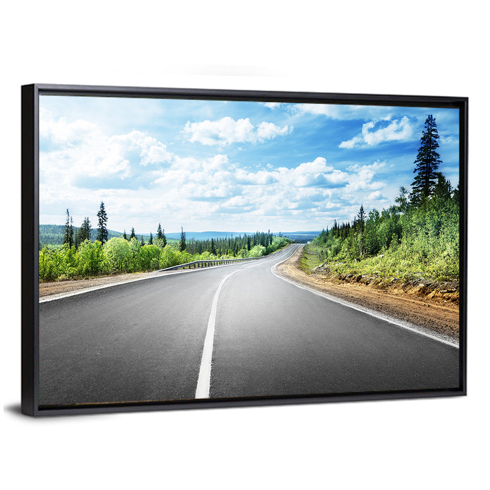 Road to Mountain Horizon Wall Art