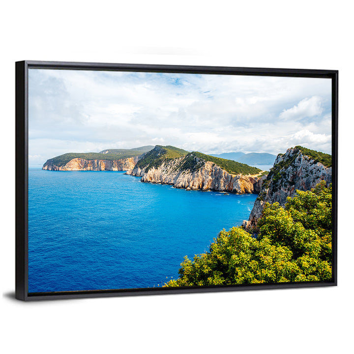 Lefkada Coastline, Greece Wall Art