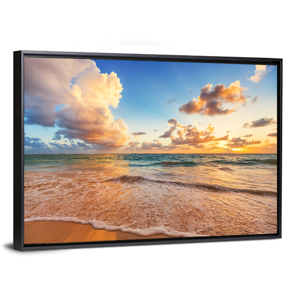 Caribbean Sunset Cloudscape Wall Art
