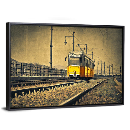 The Tram On Track Wall Art