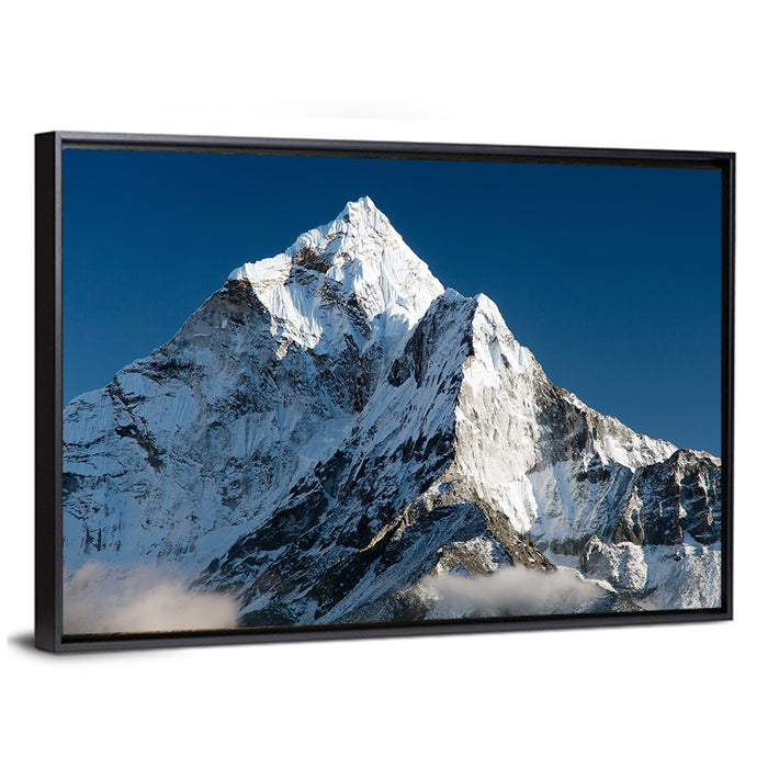 Mount Ama Dablam Wall Art as a framed canvas