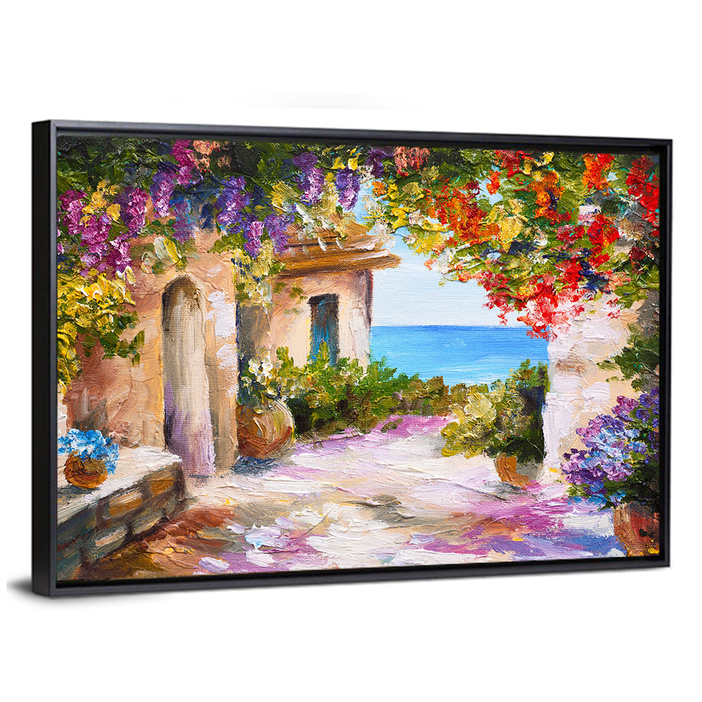 Mediterranean Summer Terrace Wall Art