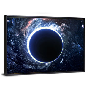 Black Hole Nebula In Deep Space Wall Art