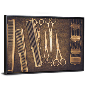 Barber Shop Accessories Wall Art