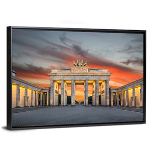 Brandenburg Gate In Berlin Wall Art