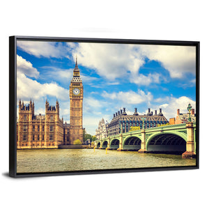 Big Ben & Westminster Bridge In London Wall Art