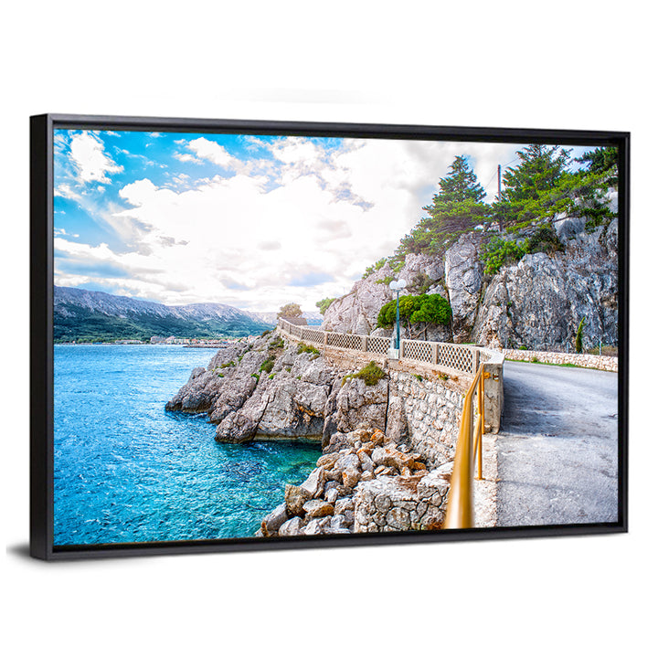 Adriatic Coastal Road Wall Art