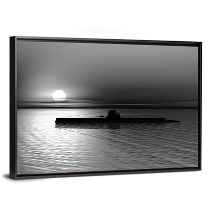 Submarine On Sea Wall Art