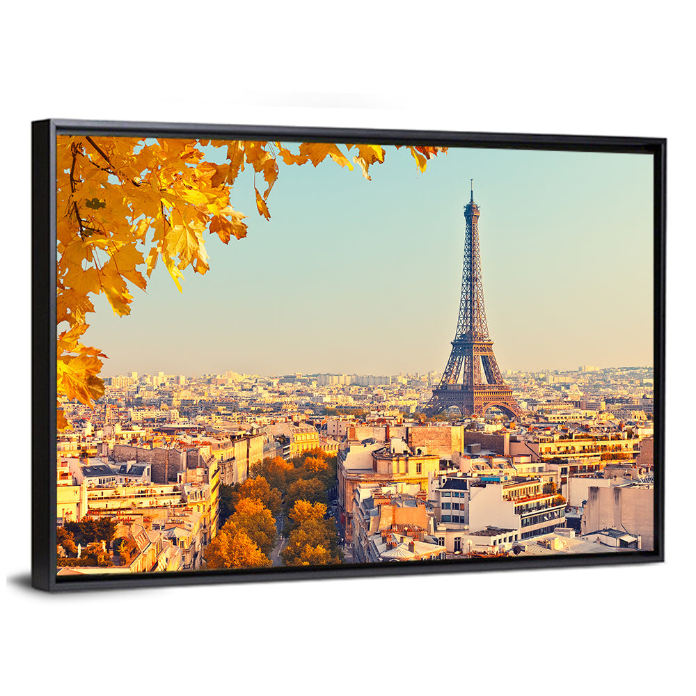 Eiffel Tower at Sunset Wall Art