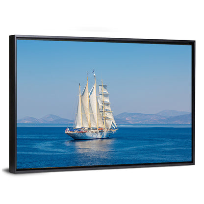 Sailing ship In Summer Wall Art