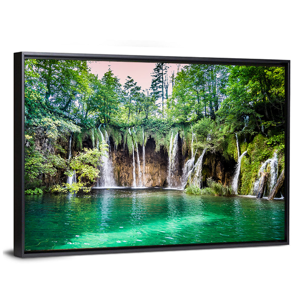 Plitvice Lakes Waterfalls Wall Art