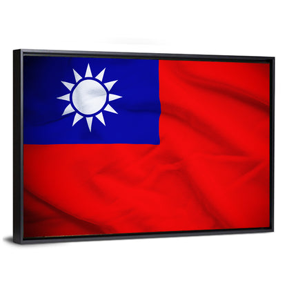 Flag Of Taiwan Wall Art