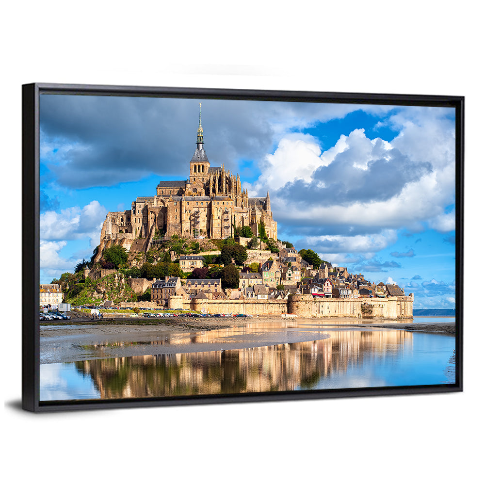 Mont Saint-michel Reflection Wall Art