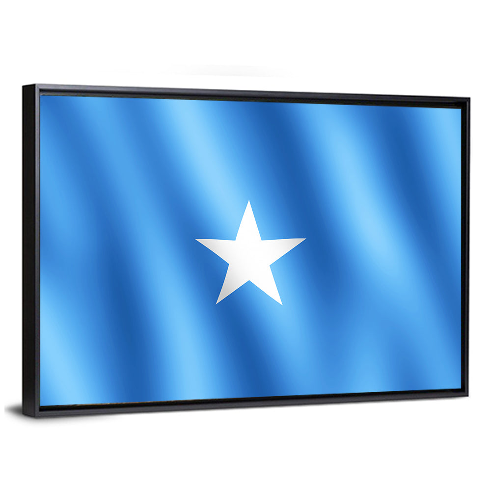 Somalia Flag with Five-pointed Star Wall Art