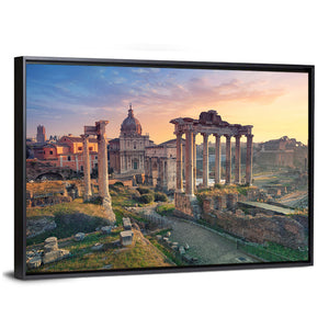 Roman Ruins In Rome Italy Wall Art