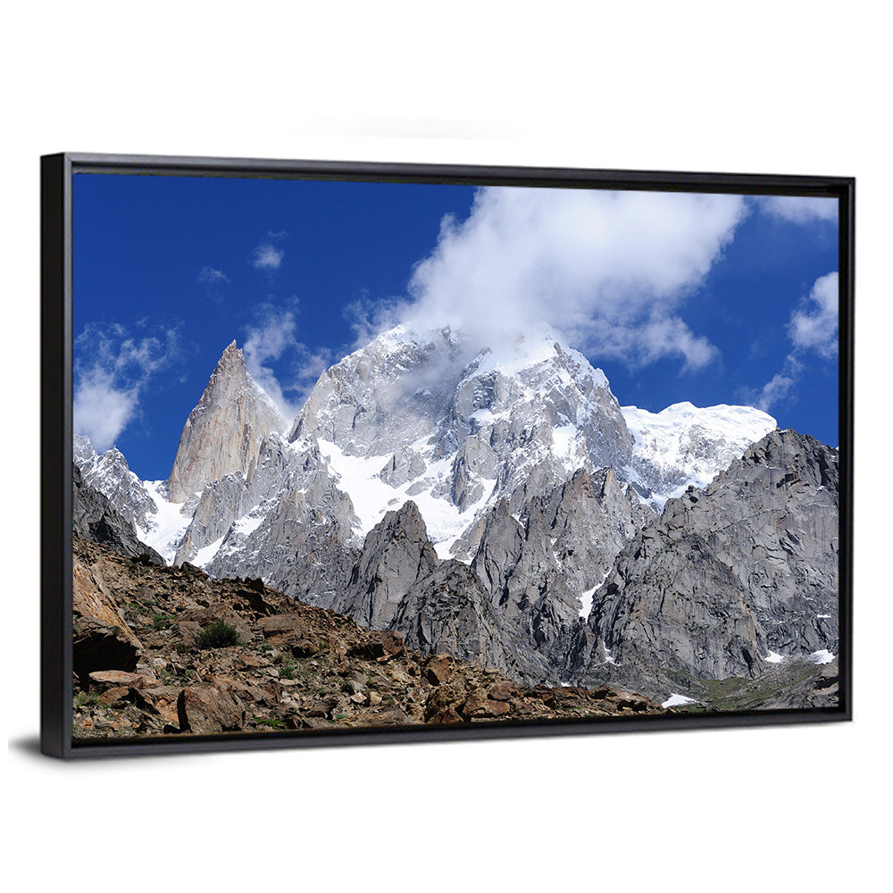 Snow-capped Hunza Peak Wall Art