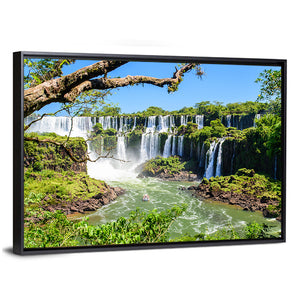 Iguazu Falls View From Argentina Wall Art