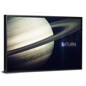 Saturn Planet In Space Wall Art