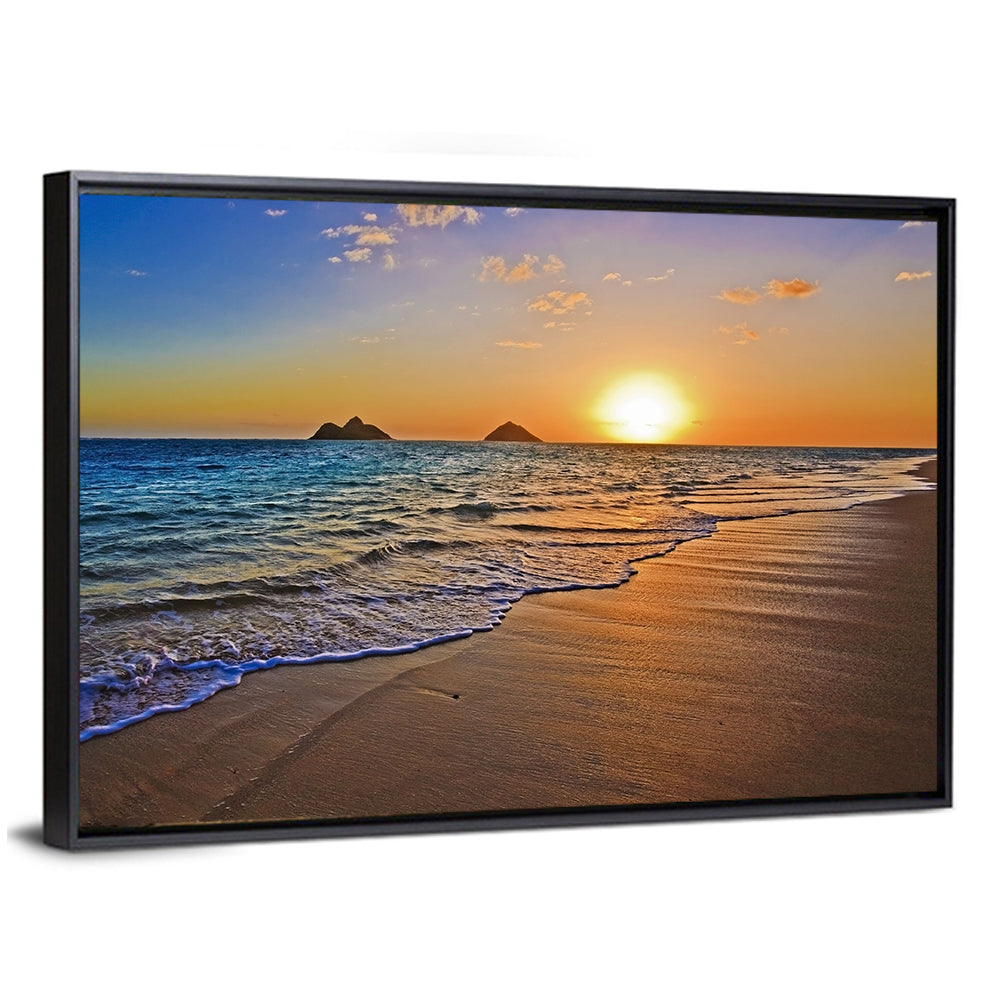 Lanikai Sunrise Over Mokulua Islands Wall Art